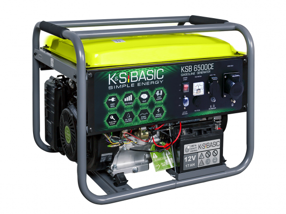 Генератор бензиновый Konner&amp;Sohnen BASIC KSB 6500 СЕ - фото 5