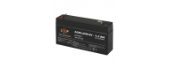 Акумуляторна батарея LogicPower LPM 6V 1,3Ah - фото 1