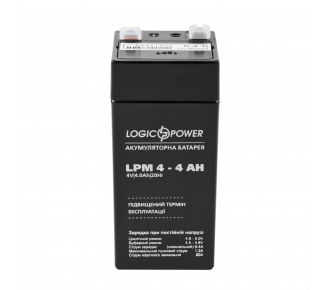 Акумуляторна батарея LogicPower LPM 4V 4Ah