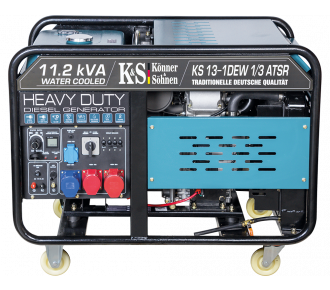 Генератор дизельный Konner&Sohnen KS 13-1DEW 1/3 atsR