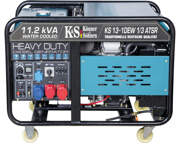 Генератор дизельный Konner&amp;Sohnen KS 13-1DEW 1/3 atsR - фото 1