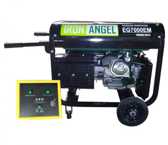 Генератор бензиновый  IRON ANGEL EG7000EМ ATS - фото 1