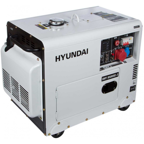 Генератор дизельный HYUNDAI Diesel DHY 8500SE-3 - фото 5