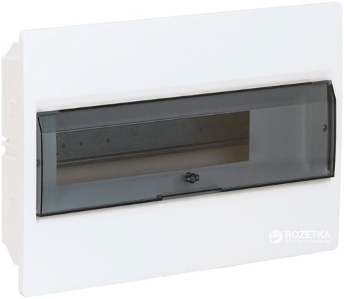 Корпус HAGER Cosmos VR112TD вбудовується 1х12 (чорна дверцята) - фото 1