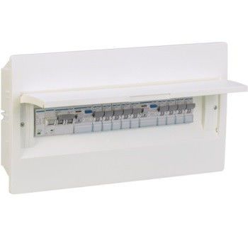 Корпус HAGER Cosmos VR118PD вбудовується 1х18 (біла дверцята) - фото 1