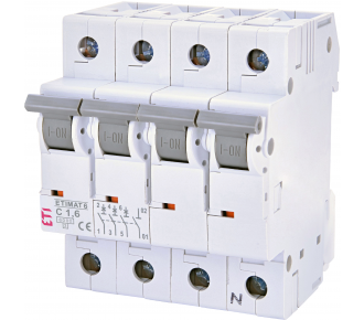 Автоматичний вимикач ETI ETIMAT 6 3p NC 1,6A (2146507)