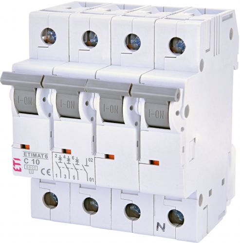 Автоматичний вимикач ETI ETIMAT 6 3p NC 10A (2146514) - фото 1