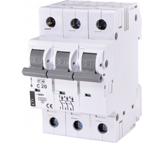 Автоматичний вимикач ETI ETIMAT 4,5 ST-68 3p C 20A (2185317)