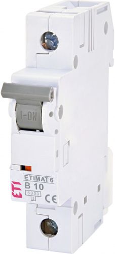 Автоматичний вимикач ETI ETIMAT 6 1p B 10A (2111514) - фото 1