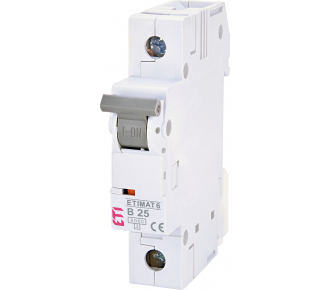 Автоматичний вимикач ETI ETIMAT 6 1p B 25A (2111518)