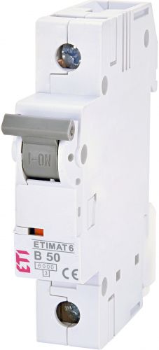 Автоматичний вимикач ETI ETIMAT 6 1p B 50A (2111521) - фото 1