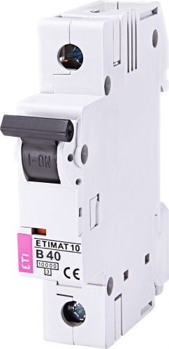 Автоматический выключатель ETI ETIMAT 10 1p B 40А (2121720) - фото 1