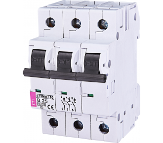 Автоматичний вимикач ETI ETIMAT 10 3p B 25А (2125718)