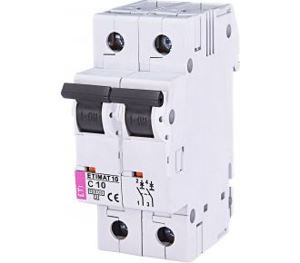 Автоматичний вимикач ETI ETIMAT 10 2p C 10А (2133714)