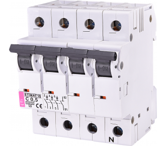 Автоматичний вимикач ETI ETIMAT 10 3p NC 0,5 А (2136701)
