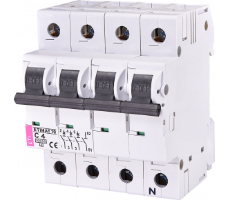 Автоматичний вимикач ETI ETIMAT 10 3p NC 4А (2136710)