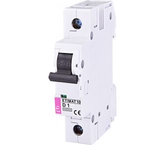 Автоматичний вимикач ETI ETIMAT 10 1p D 1А (2151704)