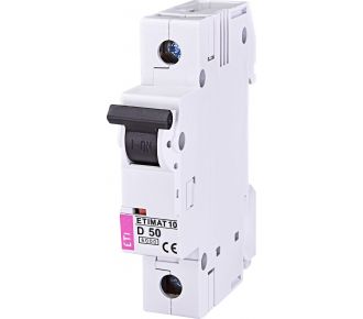 Автоматичний вимикач ETI ETIMAT 10 1p D 50А (2151721)