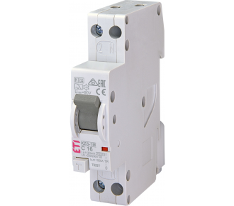 Диференціальний автоматичний вимикач ETI KZS-1M C 16 / 0,03 (2175224)