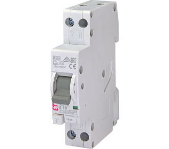 Диференціальний автоматичний вимикач ETI KZS-1M B 10 / 0,01 A (2175412)