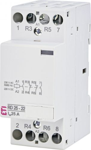 Контактор ETI RD 25-22 230V AC/DC (2464014) - фото 1