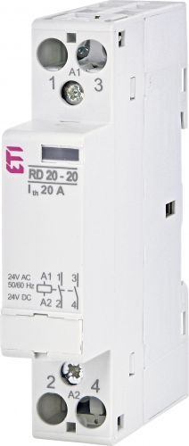 Контактор ETI RD 20-20 24V AC/DC (2464005) - фото 1