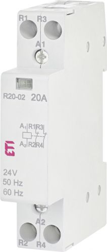 Контактор ETI R 20-02 24V AC (2461231) - фото 1