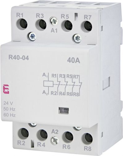 Контактор ETI R 40-04 24V AC (2463441) - фото 1
