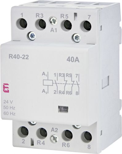 Контактор ETI R 40-22 24V AC (2463431) - фото 1