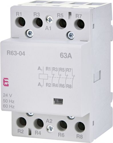 Контактор ETI R 63-04 24V AC (2463481) - фото 1