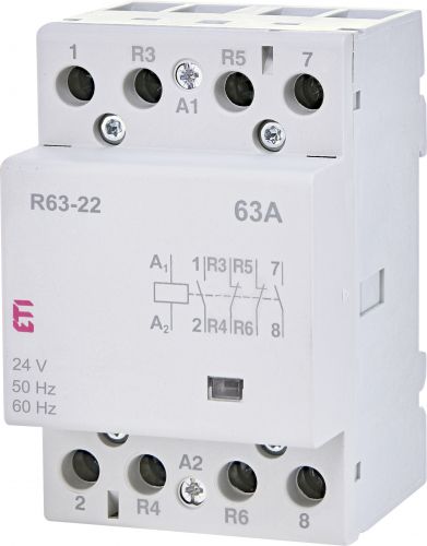 Контактор ETI R 63-22 24V AC (2463471) - фото 1