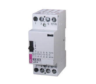 Контактор модульний ETI RD-R 25-22 230V AC / DC (ручн.управл.) (2464062)