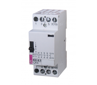 Контактор модульный ETI RD-R 25-22 230V AC/DC (ручн.управл.) (2464062)