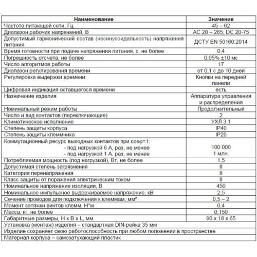 Реле времени Новатек РЭВ-114Н - фото 2