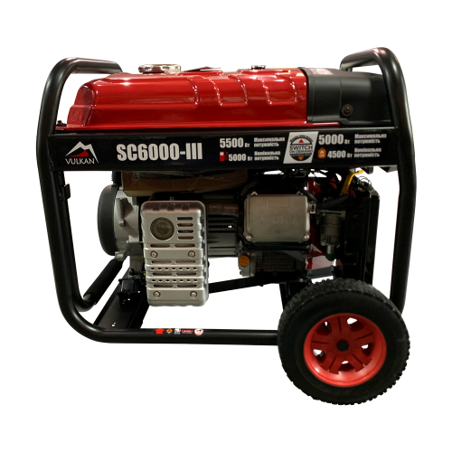 Генератор бензиново-газовый Vulkan SC6000-III (бензин/газ) - фото 2