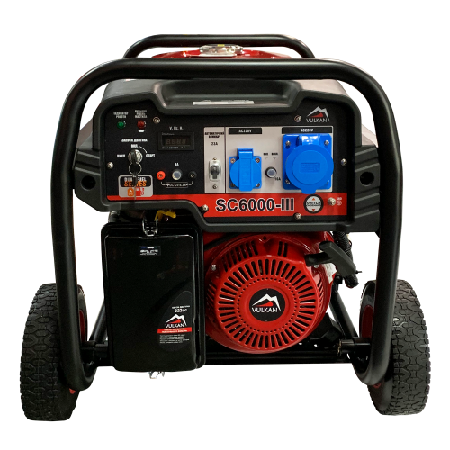 Генератор бензиново-газовый Vulkan SC6000-III (бензин/газ) - фото 3