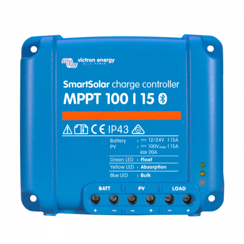 Контролер для сонячної панелі Victron Energy SmartSolar MPPT 100/15 SCC110015060R - фото 1