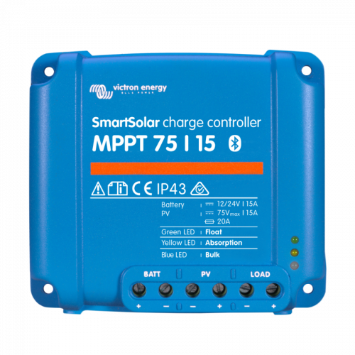 Контролер для сонячної панелі Victron Energy SmartSolar MPPT 75/15 SCC075015060R - фото 1