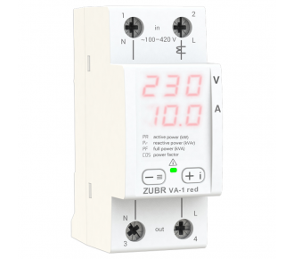 Вольтамперметр ZUBR VA-1 red однофазный