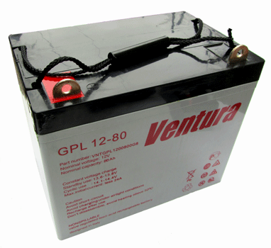 Аккумуляторная батарея Ventura GPL 12-80 L - фото 1