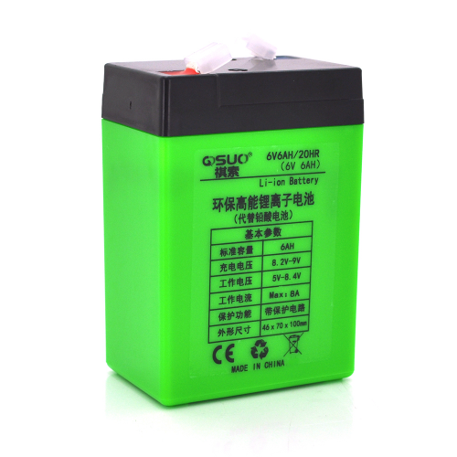 Аккумуляторная батарея QSuo QS-606 6V 6A (18293)+зарядное устройство - фото 1
