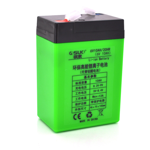 Аккумуляторная батарея QSuo QS-6010 6V 10A (18297)+зарядное устройство - фото 1
