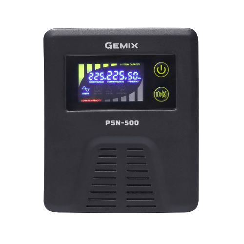 ИБП Gemix PSN-500 12V Schuko (PSN500VA) - фото 1