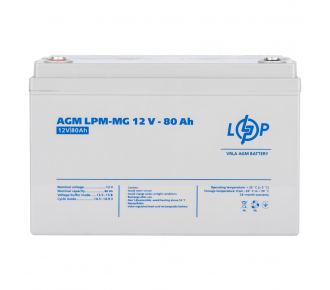 Аккумуляторная батарея  LogicPower LPM-MG 12 - 80 AH