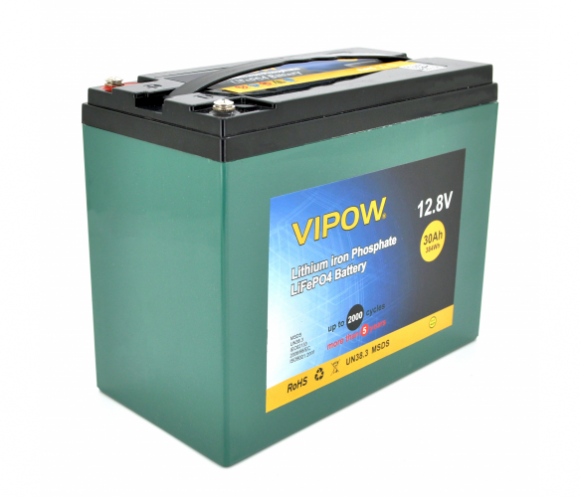 Аккумуляторная батарея Vipow 12,8V 30Ah (17553) - фото 1