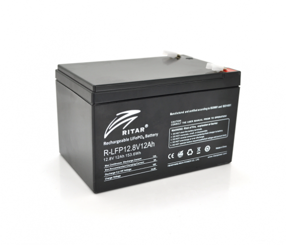 Аккумуляторная батарея RITAR LiFePO4 12,8V 18Ah (6528) - фото 1