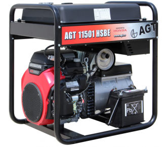 Генератор бензиновый AGT 11501 HSBE R45