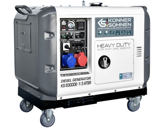 Генератор дизельный Konner&amp;Sohnen KS 9300DE-1/3 ATSR SUPER S (Euro V) - фото 3