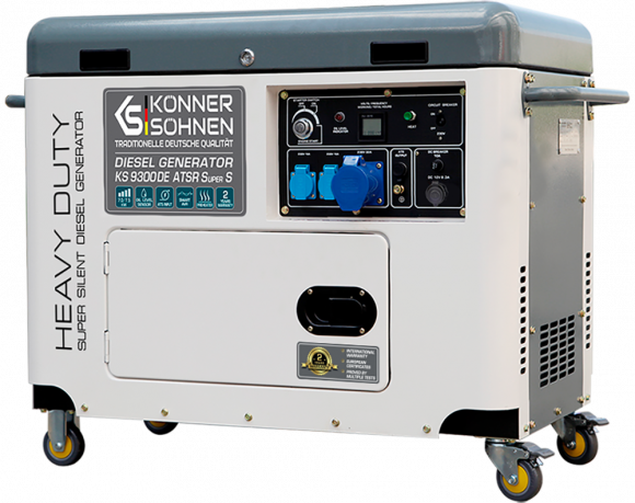 Генератор дизельний Konner&amp;Sohnen KS 9300DE ATSR SUPER S - фото 2