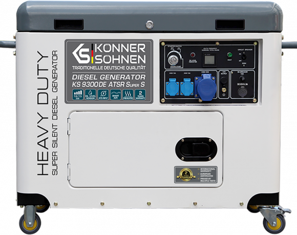 Генератор дизельний Konner&amp;Sohnen KS 9300DE ATSR SUPER S - фото 1
